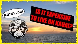Is it Expensive to Live on Kauai? - Riding a Motorcycle in Hawaii Motovlog