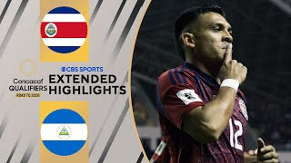 Costa Rica vs. Nicaragua: Extended Highlights | CONCACAF World Cup Qualifiers | CBS Sports