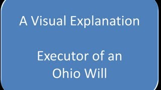 Executor of an Ohio Will