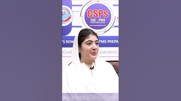 Hafiza Nimra Shah (IRS) 256e positie in CSS-2024 | Gesimuleerd interview door CSPs Academy Islamabad