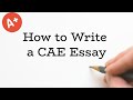 How to Write a CAE Essay (C1 Advanced)