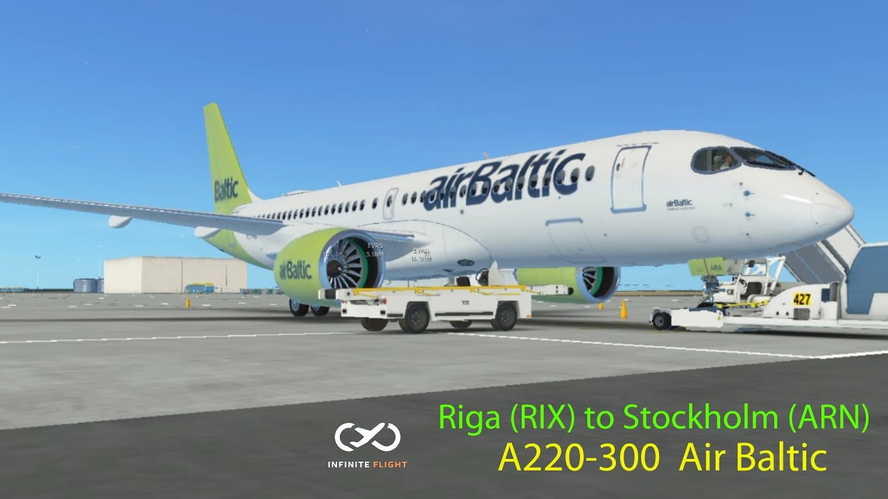 AirBaltic TourVenture [RIX - ARN] - Infinite Flight Simulator