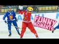 Смешные моменты в Хоккее с Мячом // Funny Moments Bandy 😂😂😂