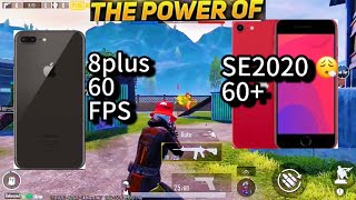 iPhone SE 2020 Vs IPHONE 8 PLUS PUBG COMPARISON || TDM M416 ONLY PUBG TEST 🥵🥵