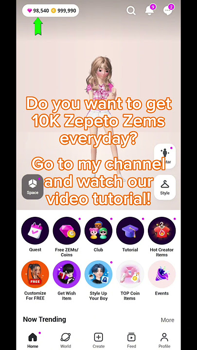 How to get unlimited Zepeto Zems 2025 #zepeto #zepetofyp #zepetoedit #zepetozems