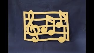 Scroll Saw Music Notes (Stack Cutting)