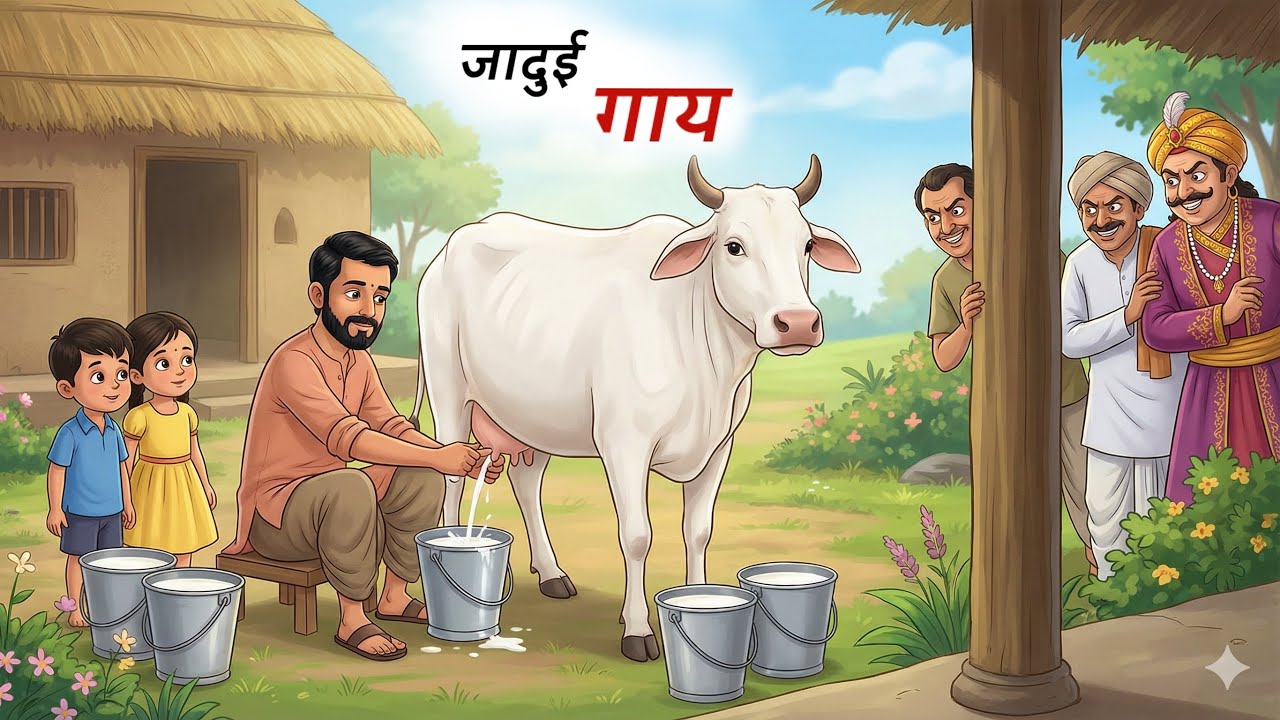 जादुई गाय | Jaadui Gay | Hindi Kahani | Hindi Story | Moral Stories | Cartoon
