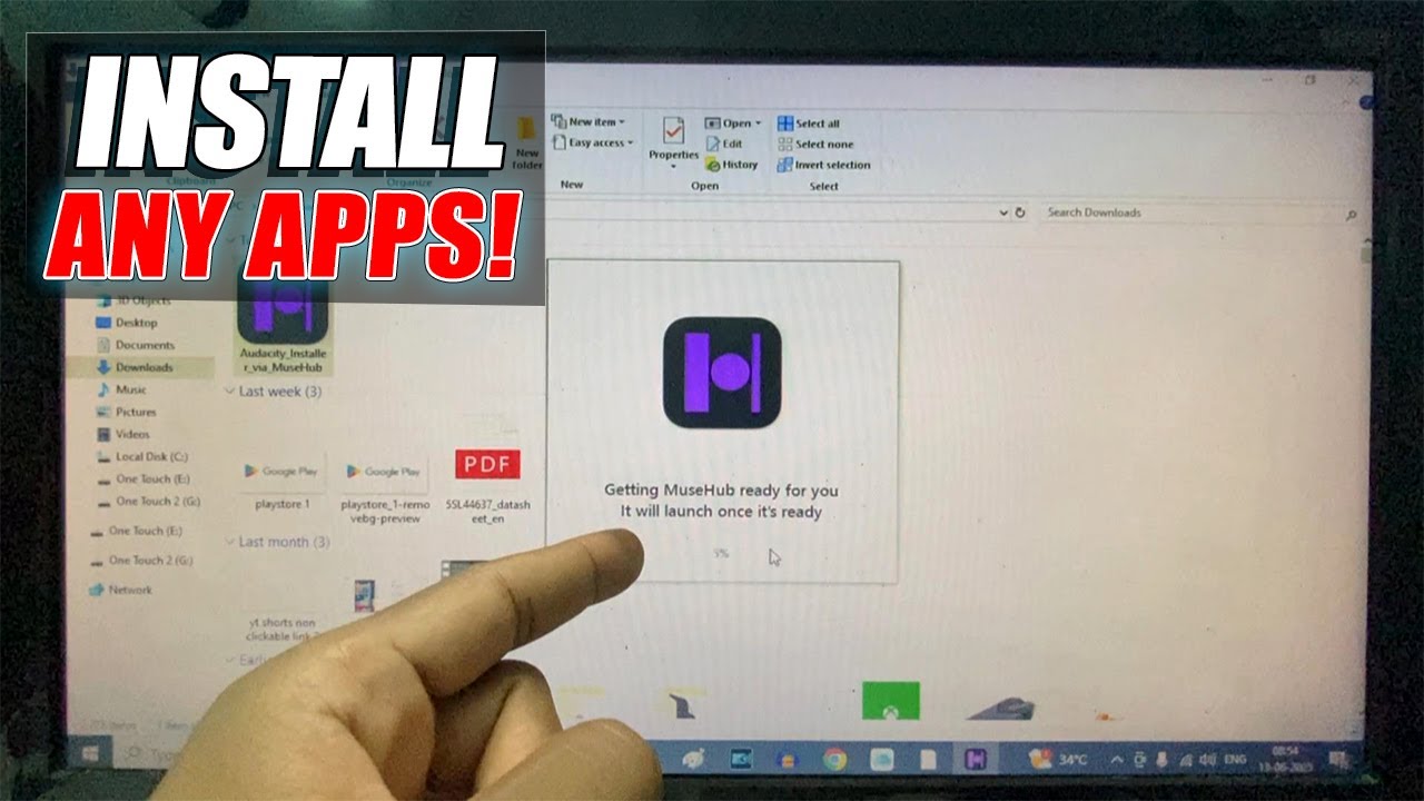 how to install downloaded apps or software in pc? - YouTube