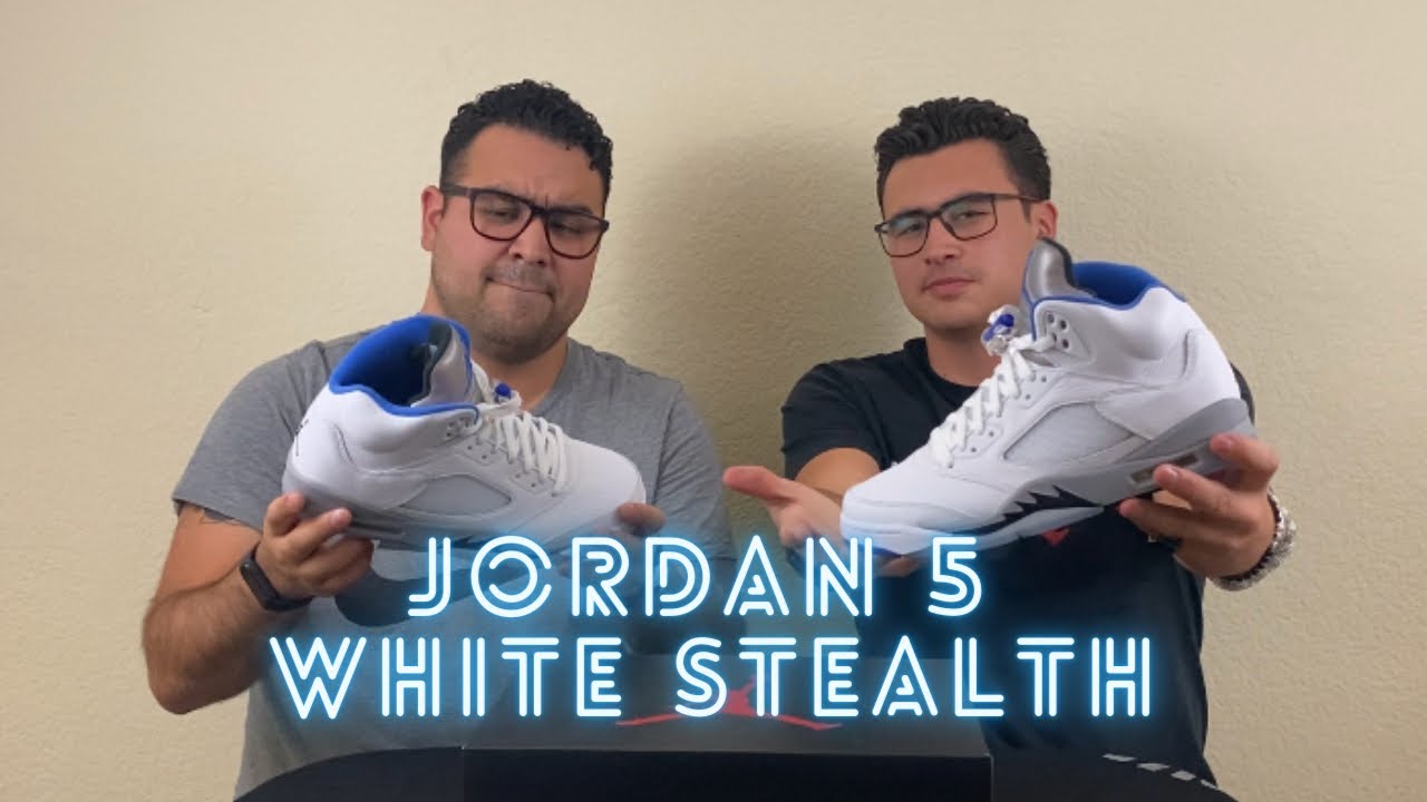 Jordan 5 White Stealth - Review y Unboxing - 8 y 9