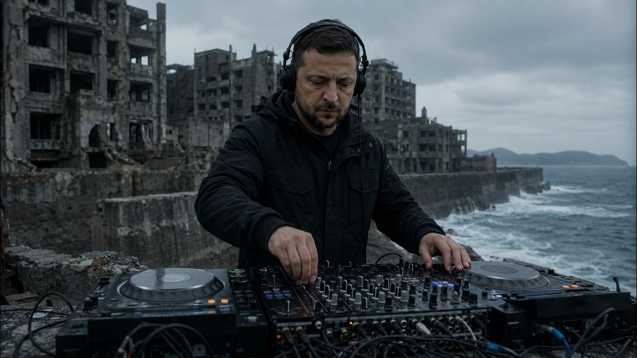 Zelensky: DJ Set in Hashima Island | Dark Minimal Techno & Melodic