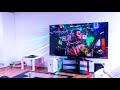 Living Room PC Gaming Setup - LG 86" 4K 120Hz Large NanoCell TV