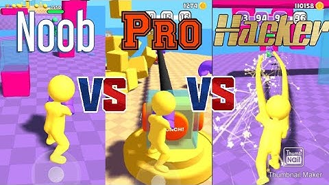 Curvy Punch 3D Noob vs Pro vs Hacker