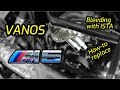 VANOS solenoids bleeding and replacement in 5 minutes! (E60 V10 M5)