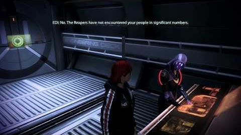 Tali and EDI dialogue about quarian Reaper soldiers