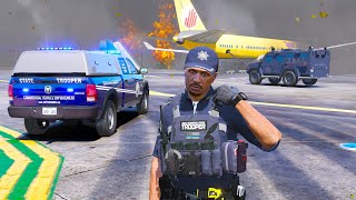 Trouble At The Airport - GTA 5 Police RP