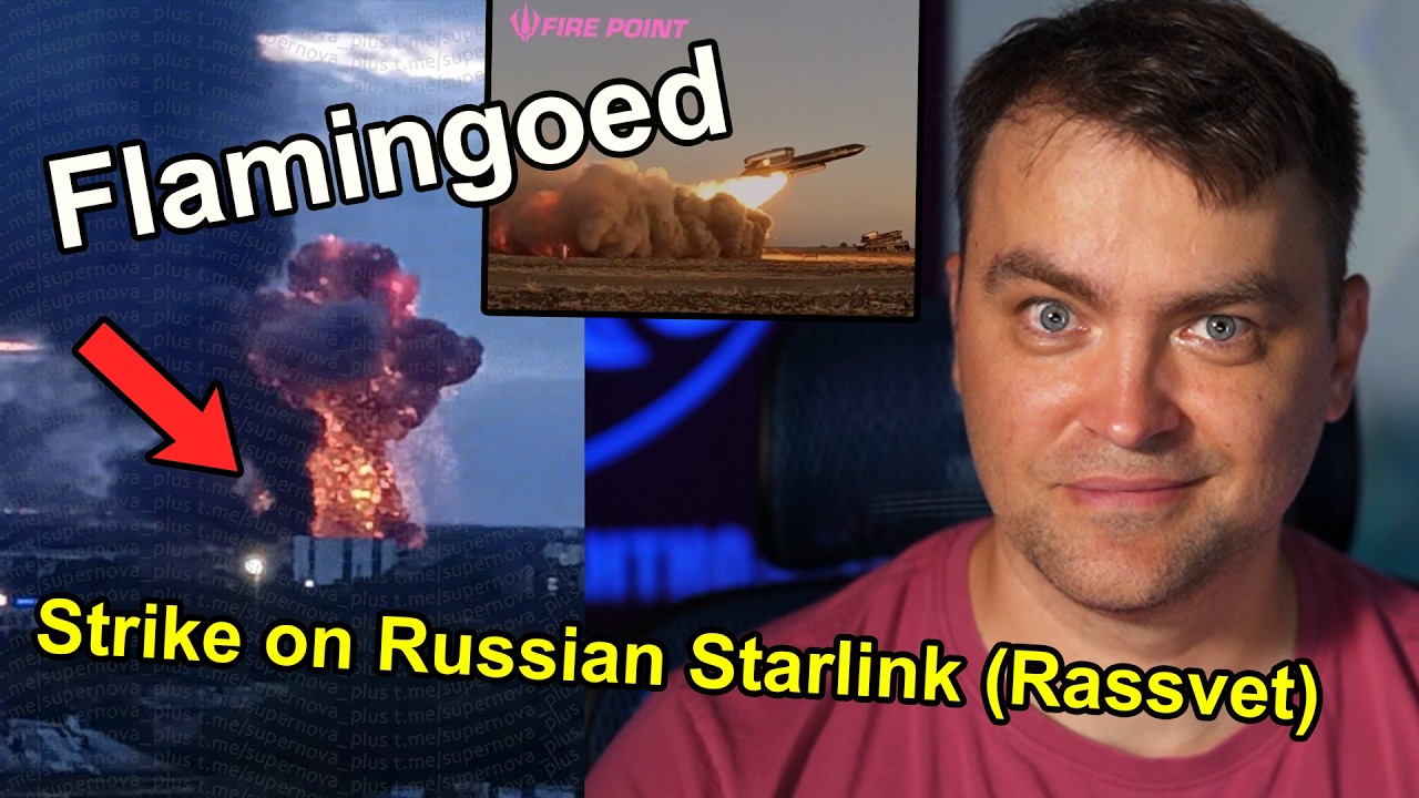 ⁣Update from Ukraine | The Most important Strike! FP-5 Flamingo Hit Russian Starlink Program