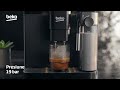 Aparat de cafea Espresso Beko CEG7304X / 19 bar / Espresso thumbnav video 1