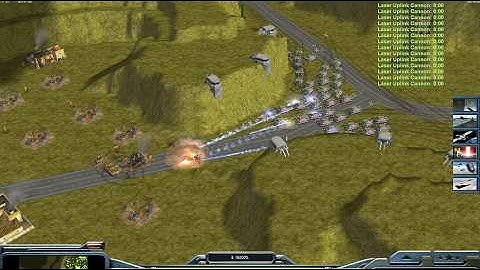 USA Laser General [ShockWave Mod] 1 v 5 Hard GLA Toxin General | Command & Conquer Generals