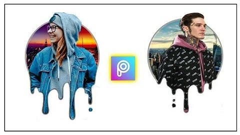 Circle Dripping Pop Out In PicsArt