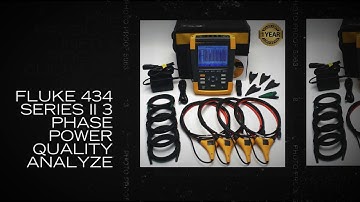 Fluke 434 Series II 3 Phase Power Quality Analyzer