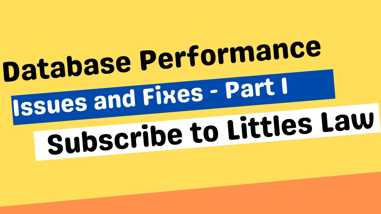 Database Performance Challenge and Fixes # Part 1 #performancetesting #profiler #indexing