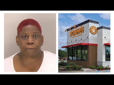 GA Woman Gets Arrested AFTER DRIVING HER CAR THRU A POPEYES BECAUSE HER ORDER WAS MISSING BISCUITS!!