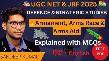 Armament, Arms Race & Arms Aid | UGC NET Defence & Strategic Studies | MCQs + Explanation in Hindi