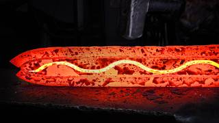 Forging the 'Serpent in The Blade' Viking Sword