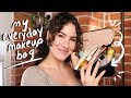 Everything in my EVERYDAY MAKEUP BAG (& a try-on!)