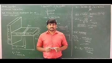 Lecture 1 - Analysis of heat transfer through fins #1 - Module 2 - Heat Transfer by GURUDATT.H.M