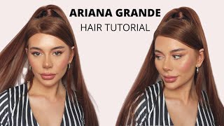 ARIANA GRANDE PONYTAIL HAIR TUTORIAL | Lullabellz