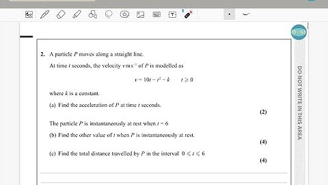 AS-Level maths November 2021 Question 2 Mechanics Paper Edexcel