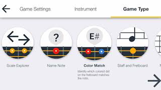 Fretonomy - iOS Android App The Best Way to Memorize and Learn the Guitar Fretboard screenshot 5