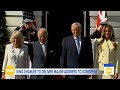 King Charles and Queen Camilla meet 1st couple in high-stakes visit