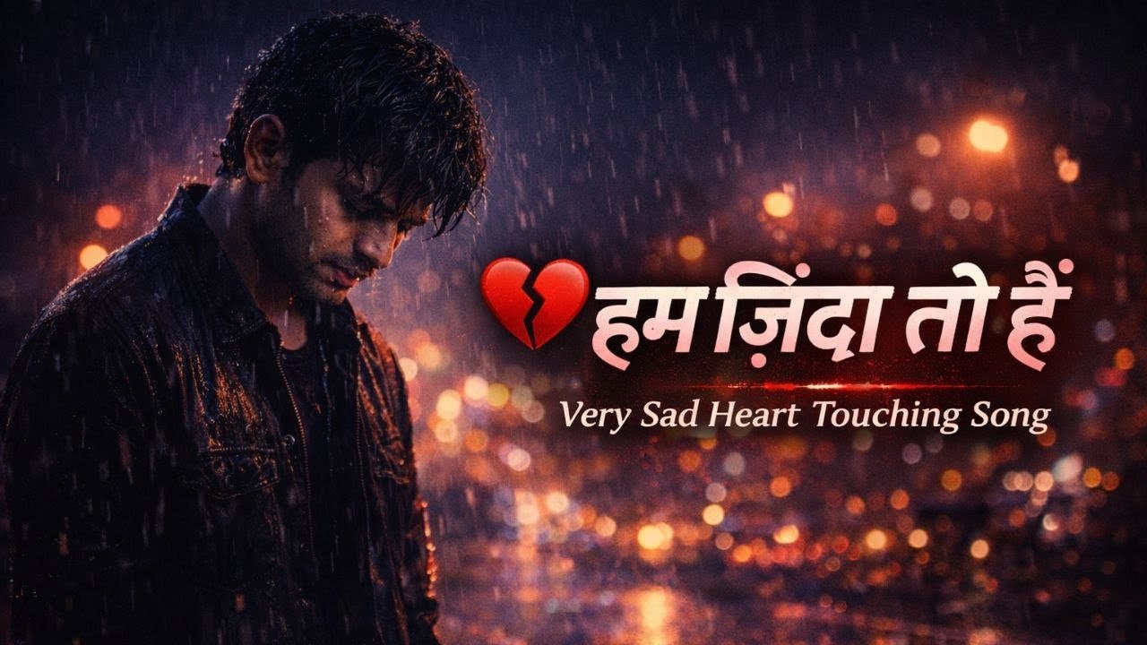 हम ज़िंदा तो हैं 💔 | Very Sad Heart Touching Hindi Song