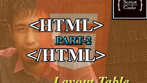 HTML : Membuat Layout Website Menggunakan Tag Table HTML #TagTable#Layout#Html#MembuatLayout