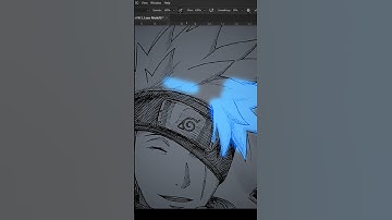 Anime Naruto | Kakashi Photoshop Glow Art Edit | Dippam Dappam Song |#edit #anime #naruto #sonymusic