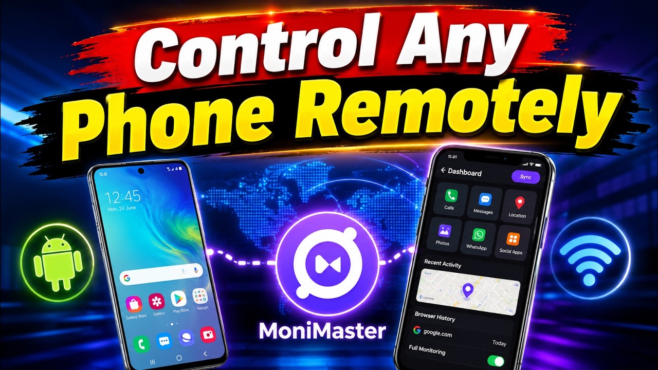 How to Control Any Phone with Monimaster | Best Phone Control App for ...