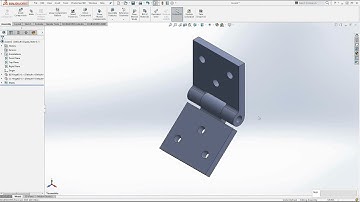 Solidworks Tutorial - Make a Basic Hinge