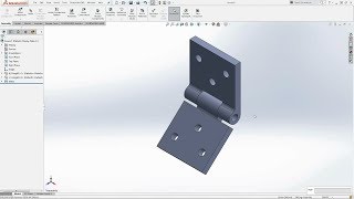 Solidworks Tutorial  Make a Basic Hinge