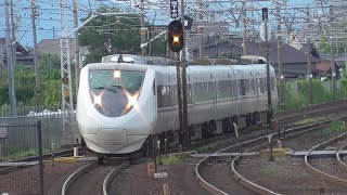 681系特急しらさぎ10号名古屋行き 清洲駅通過