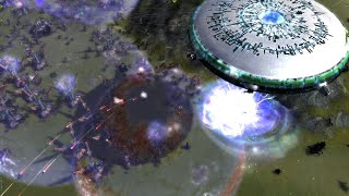 Aeon vs Cybran - RNG AI and M28 AI - Supreme Commander Forged Alliance