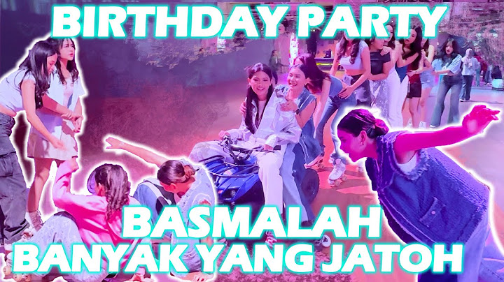 BIRTHDAY PARTY BASAMALAH I MALAH BANYAK YANG JATOH ‼️ #sridevida #vlog #basmalahgralind #birthday