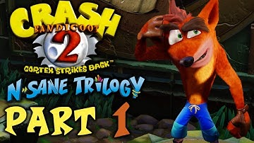 Crash Bandicoot 2 N trilogy Walkthrough Part 1 - Intro and Turtle Woods