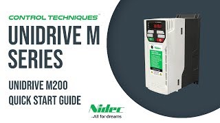 Video: Unidrive M200 Quick Start Guide | CONTROL TECHNIQUES | NIDEC