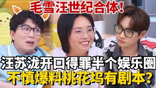 “毛雪汪”世纪合体汪苏泷李雪琴玩游戏还得罪半个娱乐圈汪台爆料桃花坞有剧本难怪油腻了一整季【毛雪汪】#综艺 #娱乐