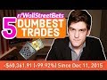 Dumbest Trades of r/WallStreetBets🗑💸