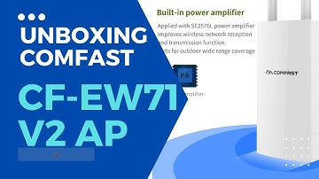 COMFAST EW71 OUTDOOR AP UNBOXING & TESTING #4partstechtips #computerrepair