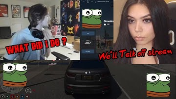 XQC HAVING AN ARGUMENT WITH ADEPT LIVE ON STREAM AND FORGETS TO MUTE - WITH CHAT !