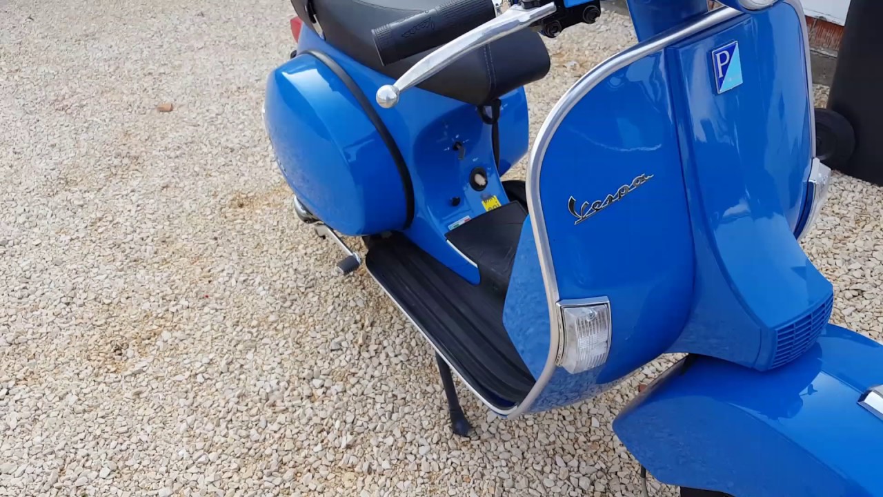 vespa px azzurra